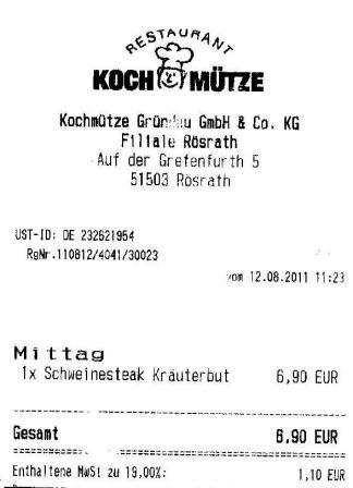 izui Hffner Kochmtze Restaurant